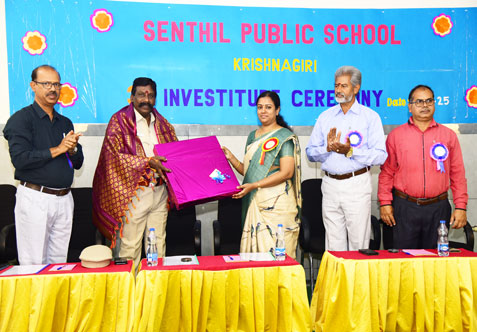 The Investiture Ceremony was held on 26th of July 2025 at Senthil Public School Krishnagiri to encourage and kindle leadership qualities in our young prodigies.