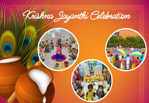 Our Montessori wing was filled with joy, devotion, and vibrant colours as we celebrated Krishna Jayanthi. Children came dressed as adorable Little Krishna and Radha, spreading festive cheer all around.