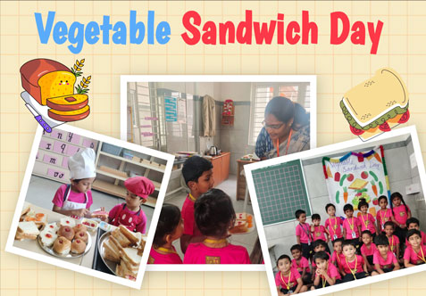 Our Montessori kids turned into little chefs and vegetable sellers today!