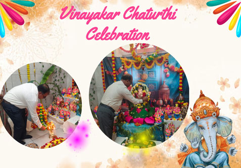 Today, we celebrated Vinayakar Chaturthi with devotion and joy.