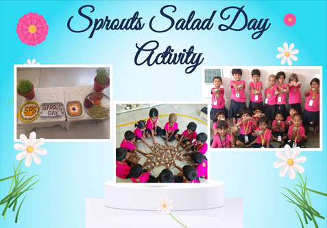 Today, our little Montessori learners celebrated Sprouts Salad day with great enthusiasm.