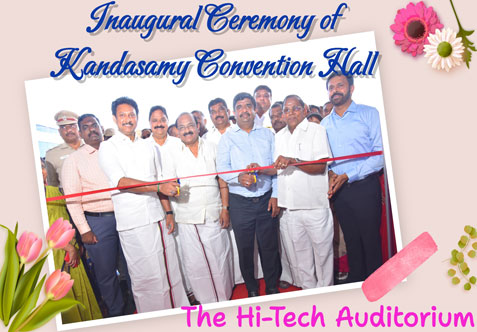 Senthil Public School proudly inaugurated the Kandasamy Convention Hall – The High Tech Auditorium, a state-of-the-art facility designed to enhance academic and cultural experiences at Senthil Public School Campus in Krishnagiri.