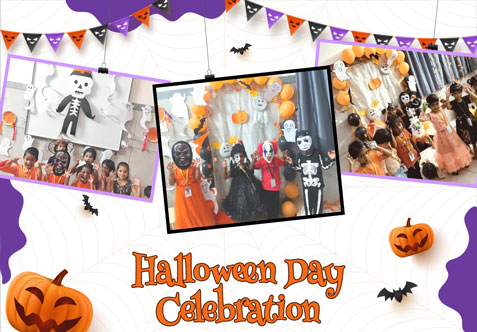 The Montessori category of SPS Krishnagiri celebrated Halloween Day with great enthusiasm on October 31st.