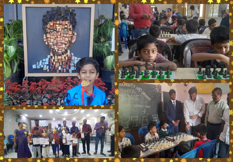 🎖️Pranav A.K. of Class 5 C excelled in the 2nd ACA State Level Chess Tournament 2025, securing 4th place in the U-09 category.