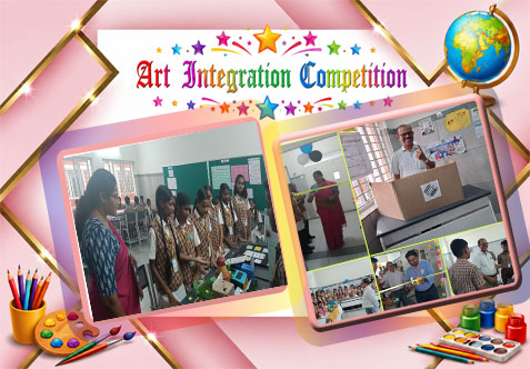 The IX & X Category of SPS Krishnagiri proudly conducted its inaugural Art Integration Competition, a vibrant platform designed to nurture creativity, innovation, collaboration, and experiential learning among students.