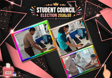 The Student Council Election 2026-27 was conducted today (15.06.2026) successfully. 1150 students from Classes 6 to 11 participated with great enthusiasm, upholding the spirit of democracy.