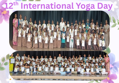 On 21st June 2026, Senthil Public School actively participated in the 12th International World Yoga Day organized by the Tamil Nadu Youth Yogasana Sports Association (TNYSA). There are 81 children participated in the competition and received certificates and medals for the participation and won first three positions.